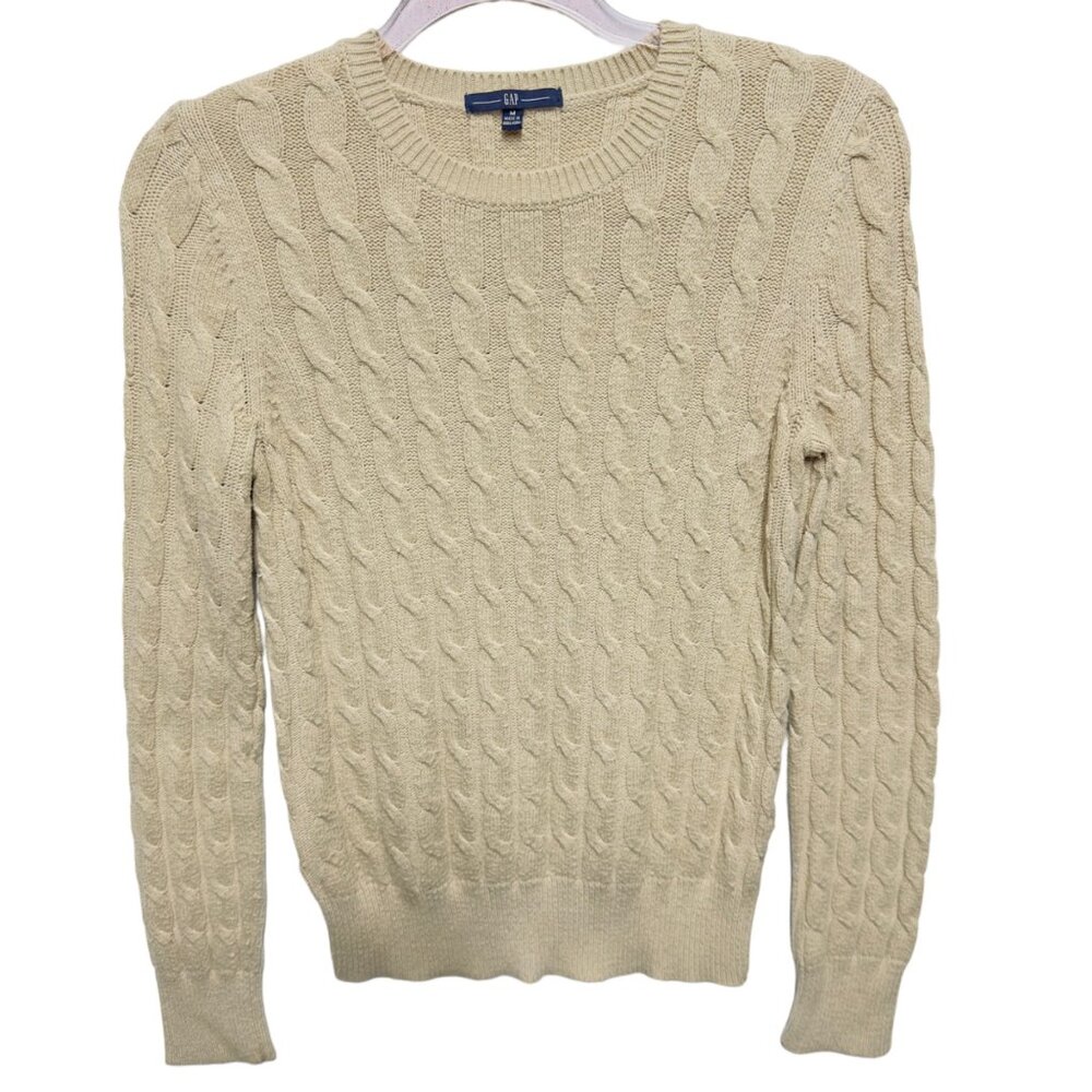 Angora Cashsoft Aran Fisherman Rabbit Hair Cable Knit Sweater Pullover